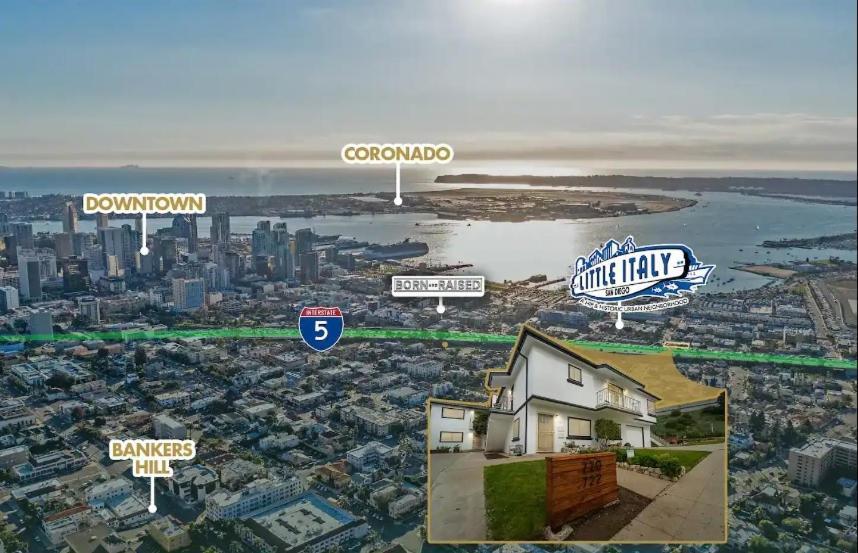 Perla D'Italia -1Br- Free Driveway Parking -1 Car Leilighet San Diego Eksteriør bilde